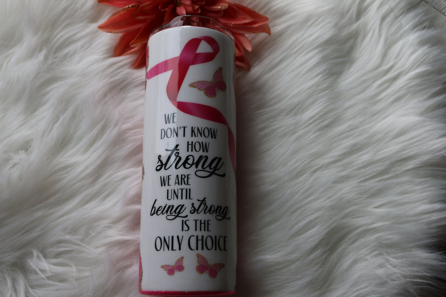 20 oz Breast Cancer Awareness Tumbler