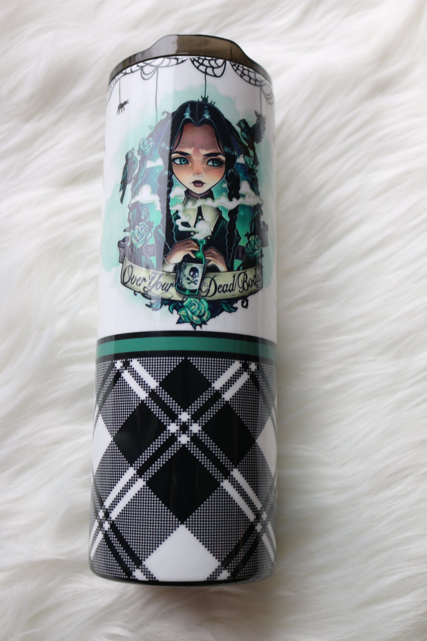 20 oz "Over Your Dead Body" Stainless Steal Tumbler