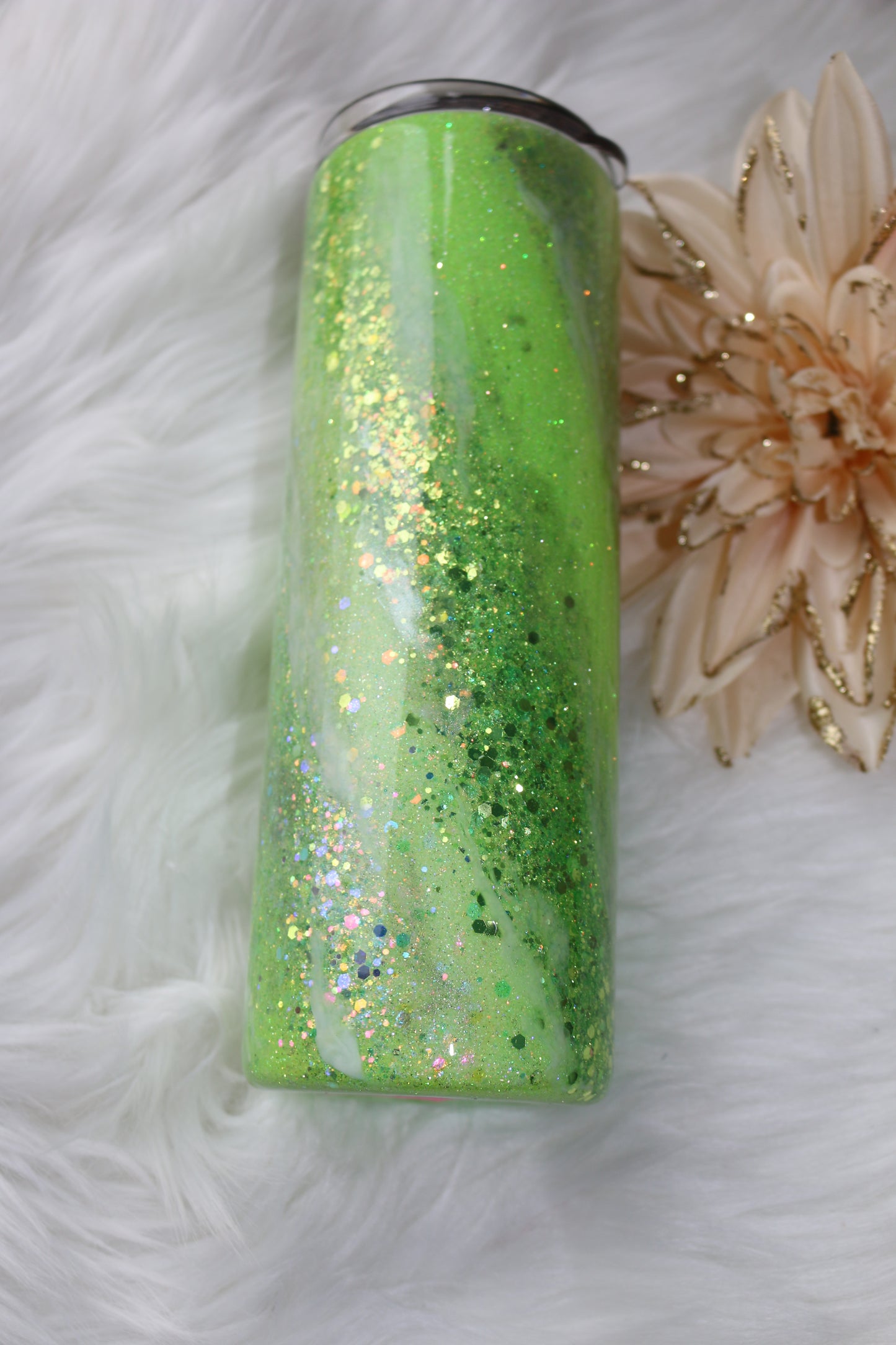 20 oz Green Marble Stainless Steal Tumbler