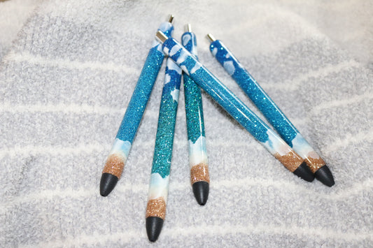 Beach refillable gel pens