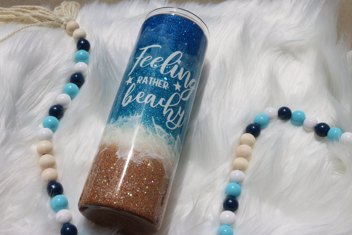 20 oz Feeling Rather beachy tumbler