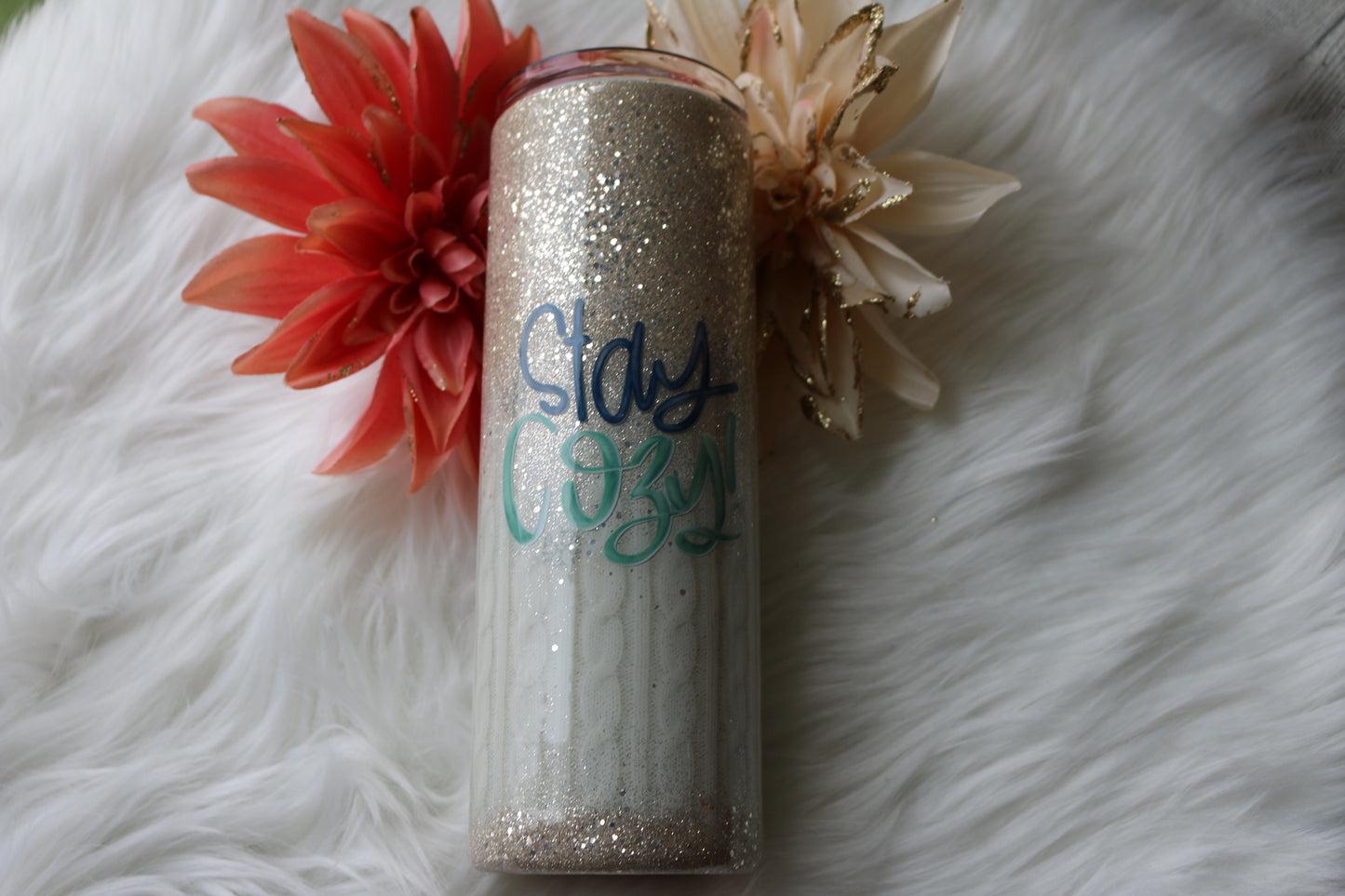 20 oz Stay Cozy Stainless Steal Tumbler