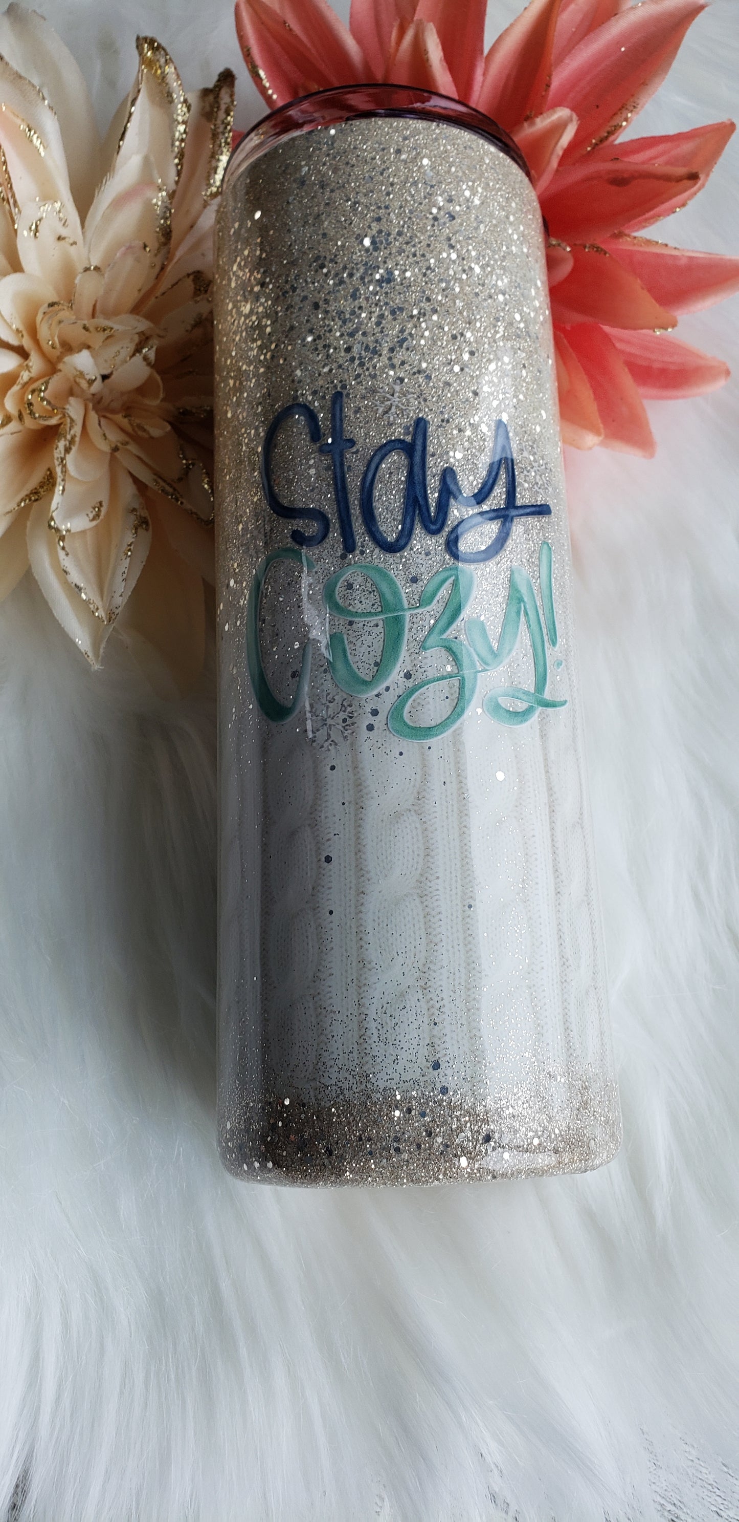 20 oz Stay Cozy Stainless Steal Tumbler